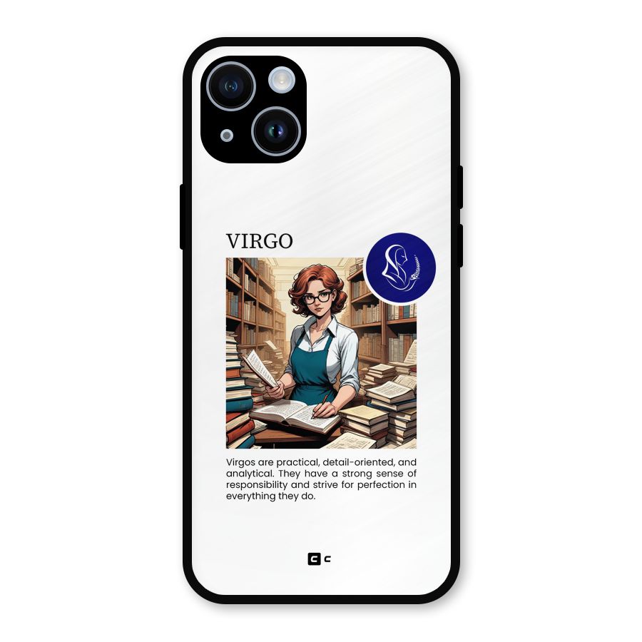 Valuable Virgo Metal Back Case for iPhone 14