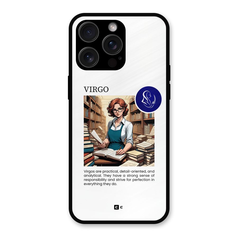 Valuable Virgo Metal Back Case for iPhone 15 Pro Max