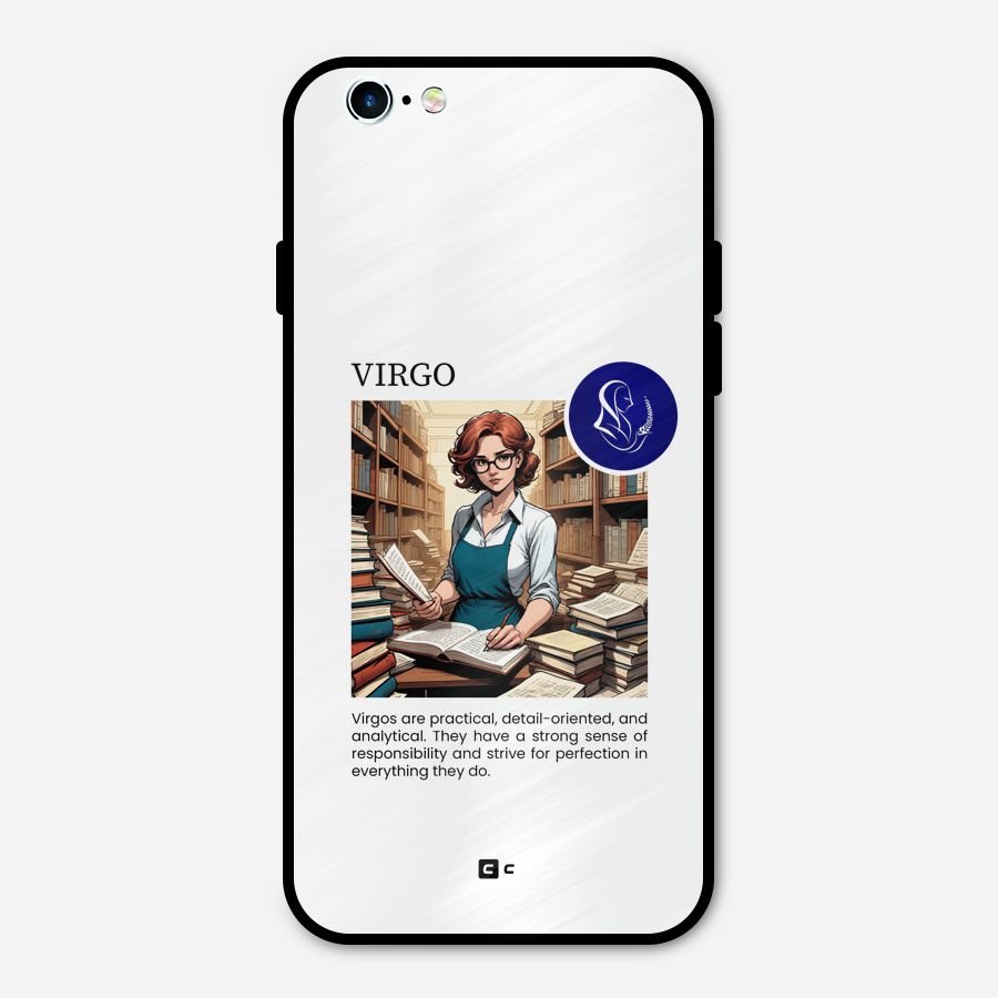 Valuable Virgo Metal Back Case for iPhone 6 6s