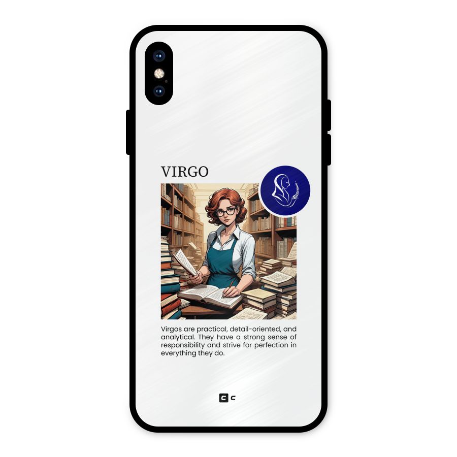 Valuable Virgo Metal Back Case for iPhone XS Max