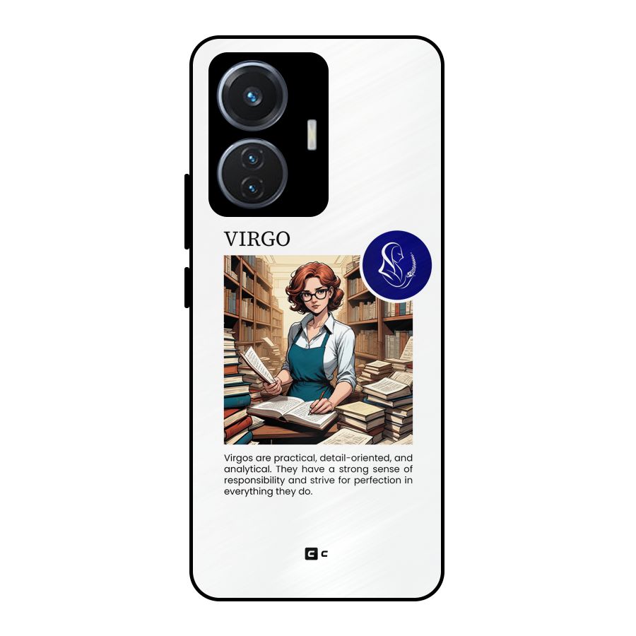 Valuable Virgo Metal Back Case for iQOO Z6 44W