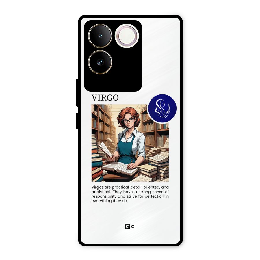 Valuable Virgo Metal Back Case for iQOO Z7 Pro