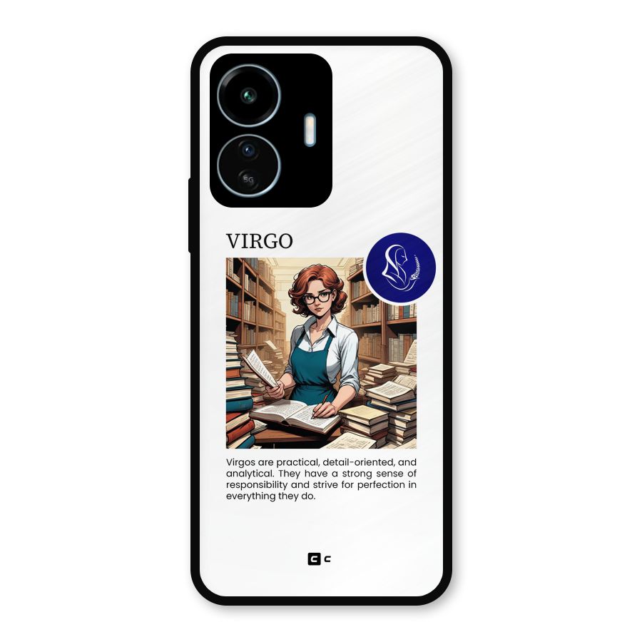 Valuable Virgo Metal Back Case for vivo iQOO Z6 Lite 5G