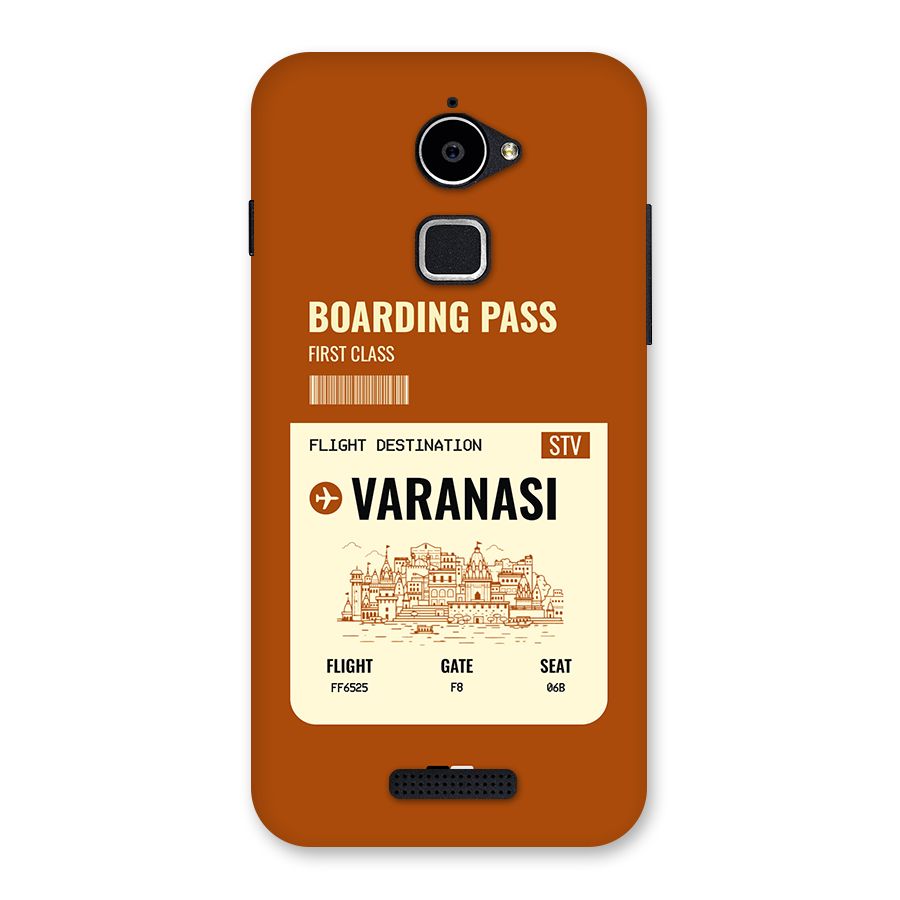 Varanasi Boarding Pass Back Case for Coolpad Note 3 Lite