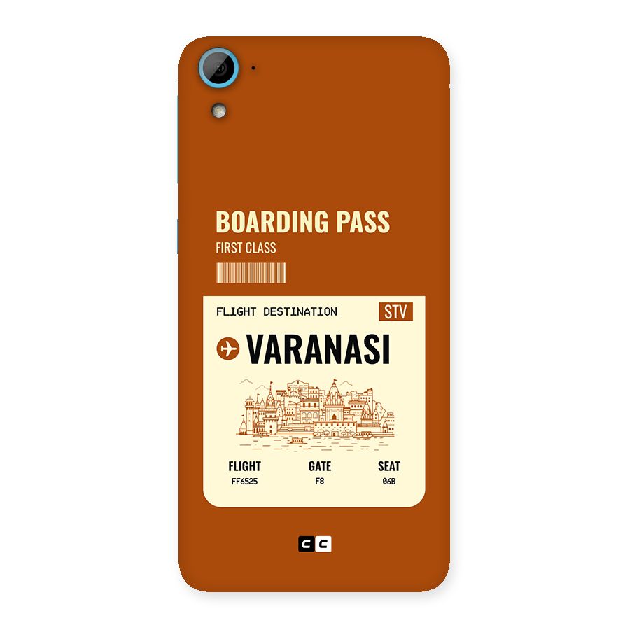 Varanasi Boarding Pass Back Case for Desire 826