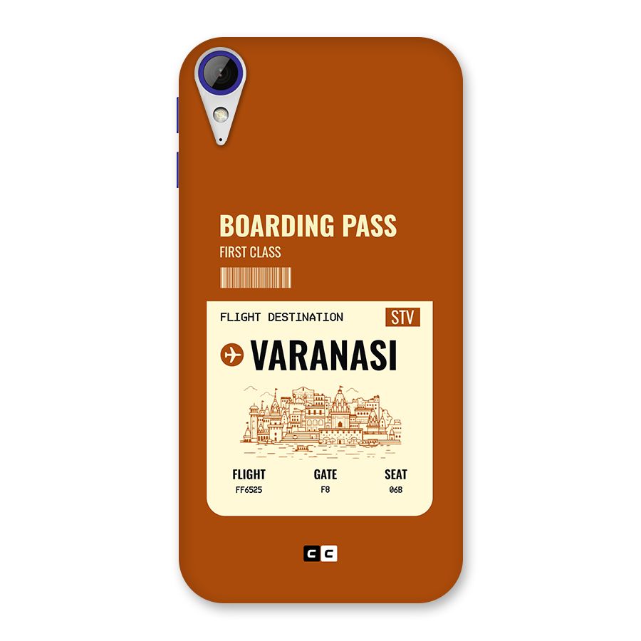 Varanasi Boarding Pass Back Case for Desire 830