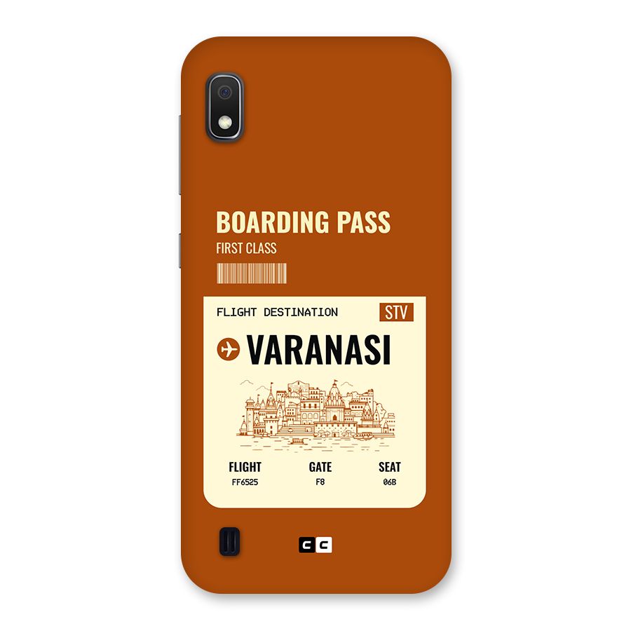 Varanasi Boarding Pass Back Case for Galaxy A10