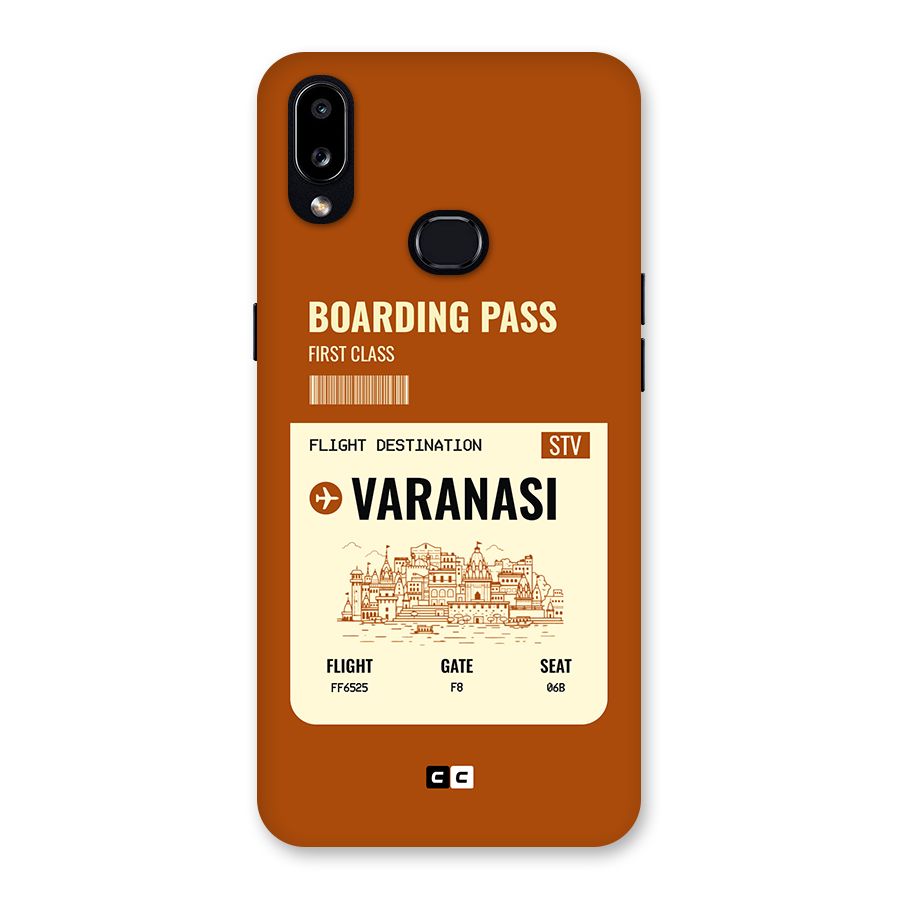 Varanasi Boarding Pass Back Case for Galaxy A10s