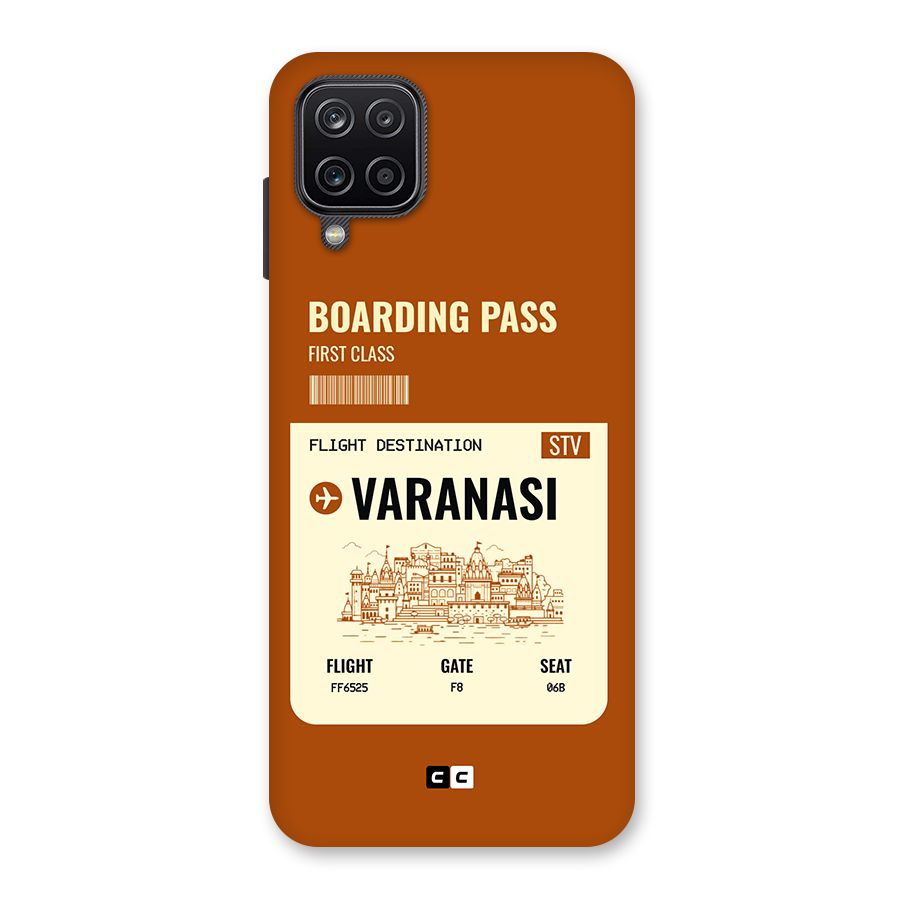 Varanasi Boarding Pass Back Case for Galaxy A12