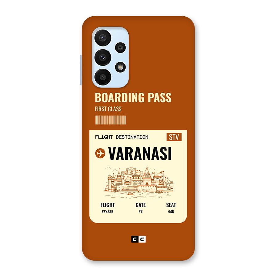 Varanasi Boarding Pass Back Case for Galaxy A23