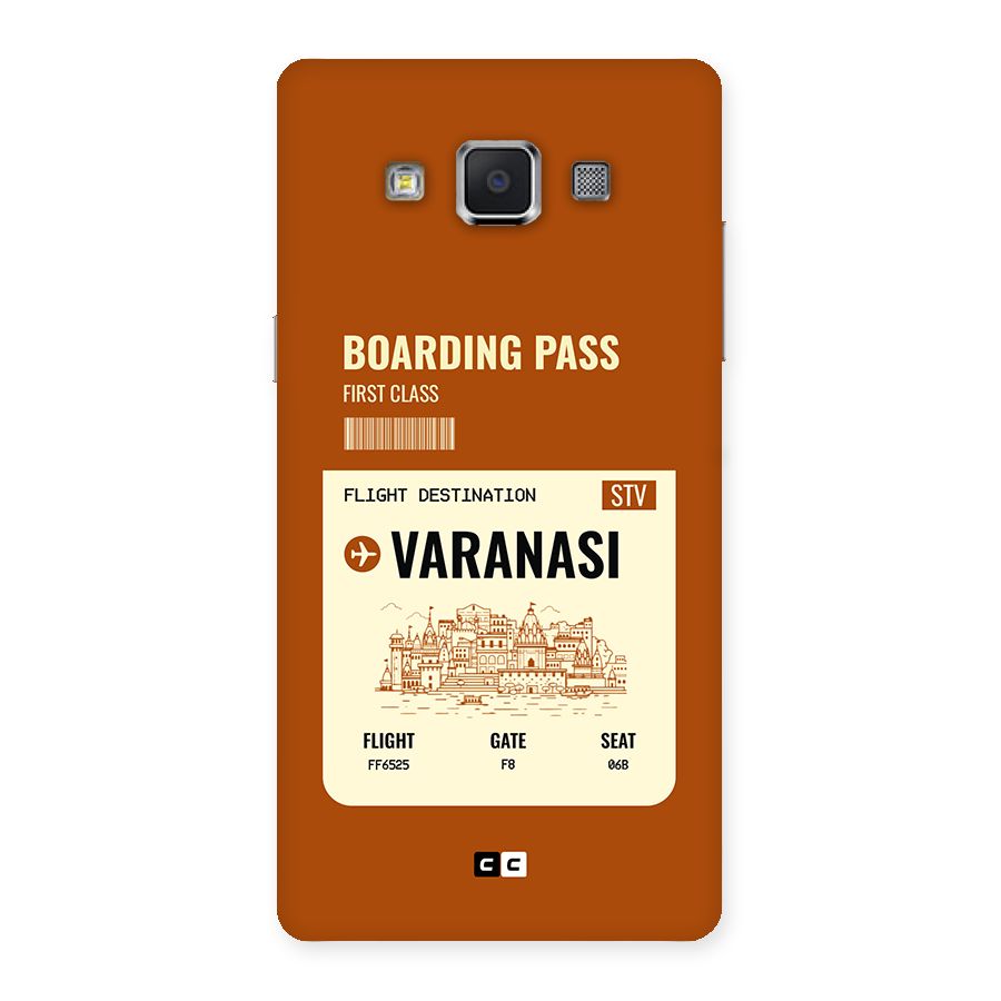 Varanasi Boarding Pass Back Case for Galaxy A5