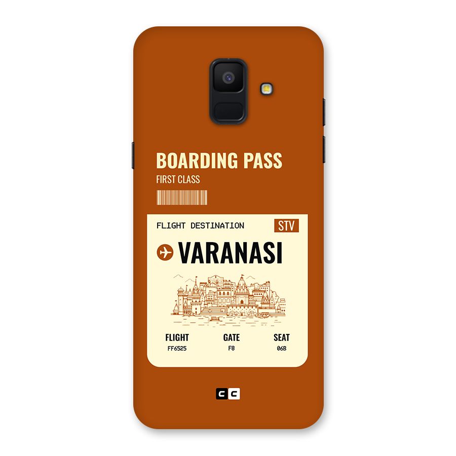 Varanasi Boarding Pass Back Case for Galaxy A6 (2018)