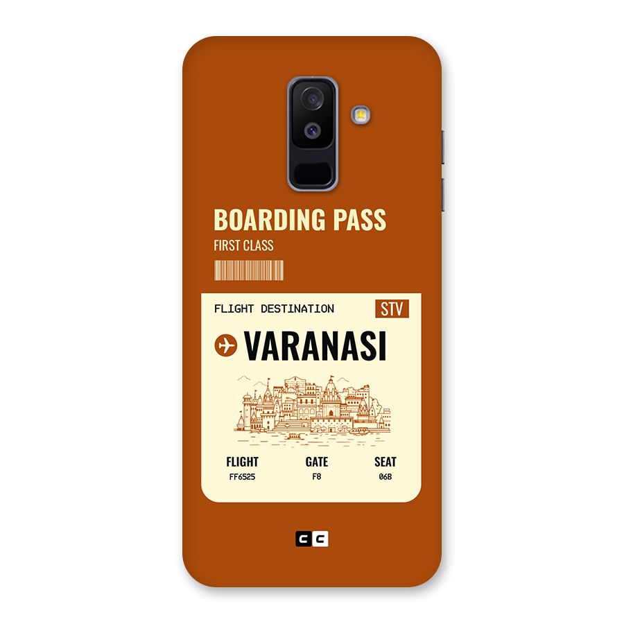 Varanasi Boarding Pass Back Case for Galaxy A6 Plus