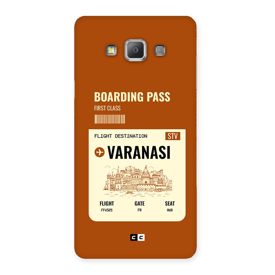 Varanasi Boarding Pass Back Case for Galaxy A7