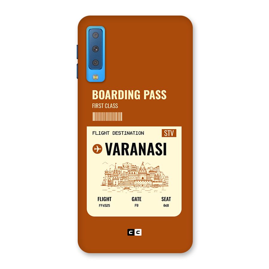 Varanasi Boarding Pass Back Case for Galaxy A7 (2018)