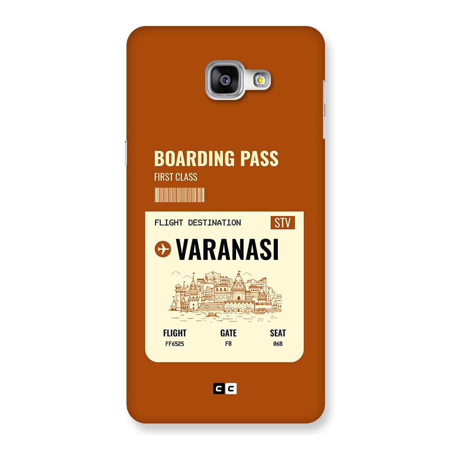 Varanasi Boarding Pass Back Case for Galaxy A9