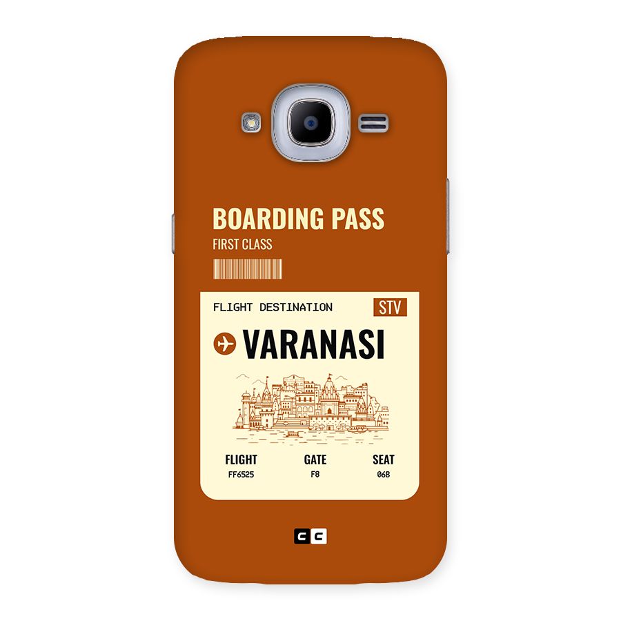 Varanasi Boarding Pass Back Case for Galaxy J2 Pro