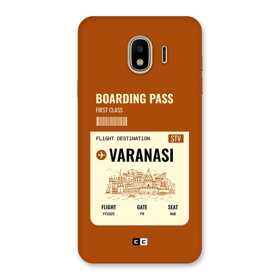 Varanasi Boarding Pass Back Case for Galaxy J4