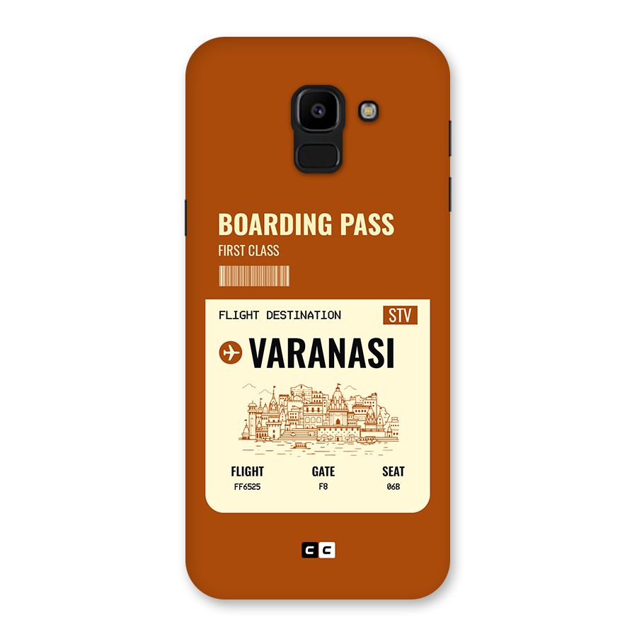 Varanasi Boarding Pass Back Case for Galaxy J6