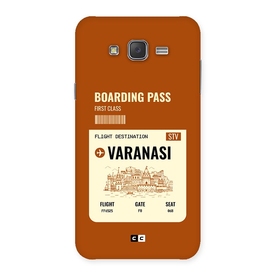 Varanasi Boarding Pass Back Case for Galaxy J7