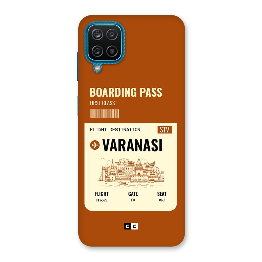 Varanasi Boarding Pass Back Case for Galaxy M12