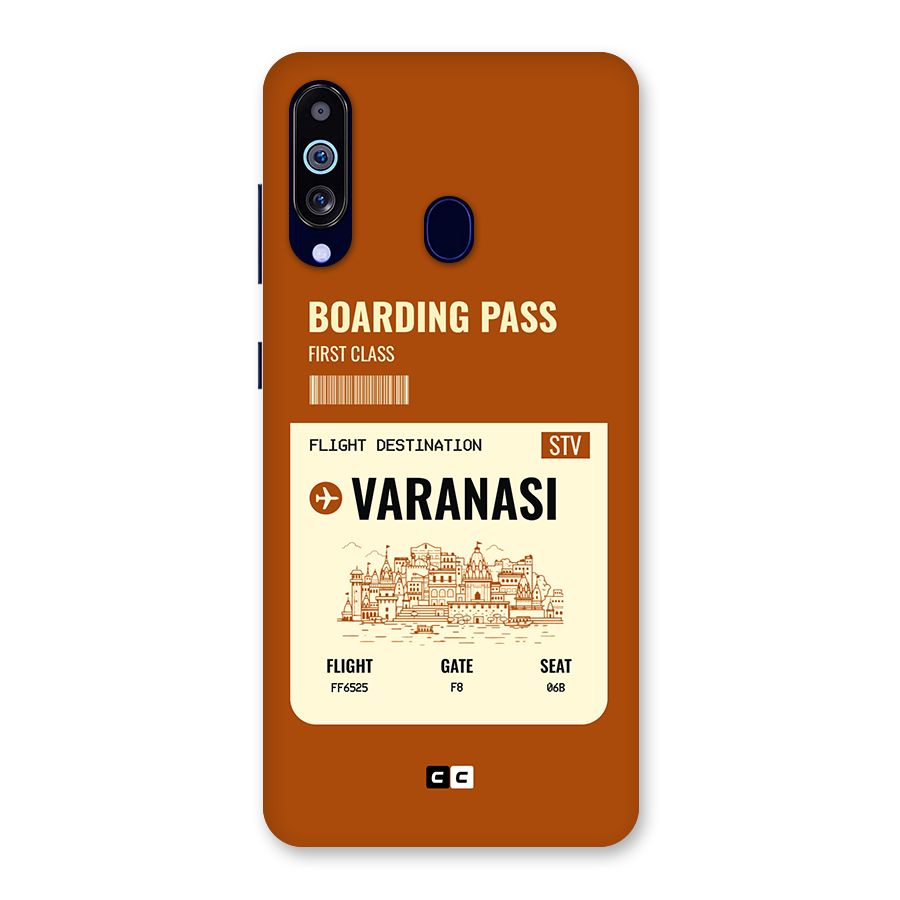 Varanasi Boarding Pass Back Case for Galaxy M40