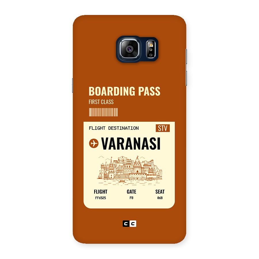 Varanasi Boarding Pass Back Case for Galaxy Note 5