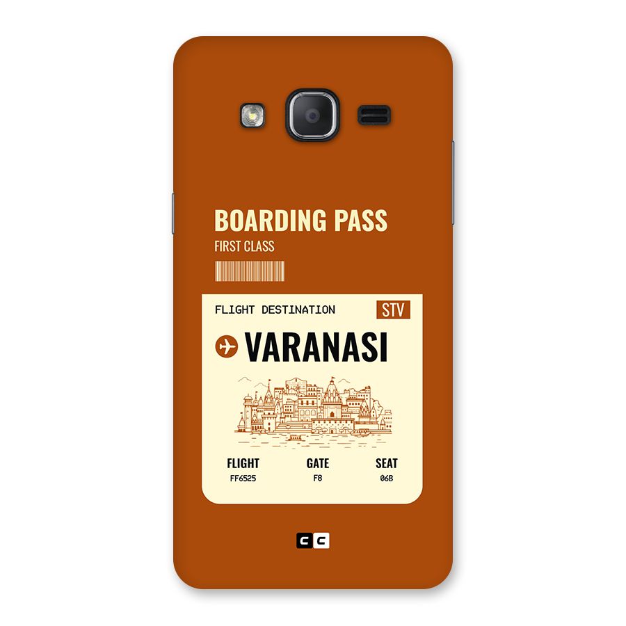 Varanasi Boarding Pass Back Case for Galaxy On7 2015