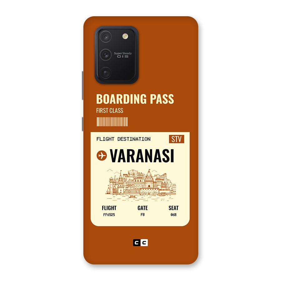 Varanasi Boarding Pass Back Case for Galaxy S10 Lite
