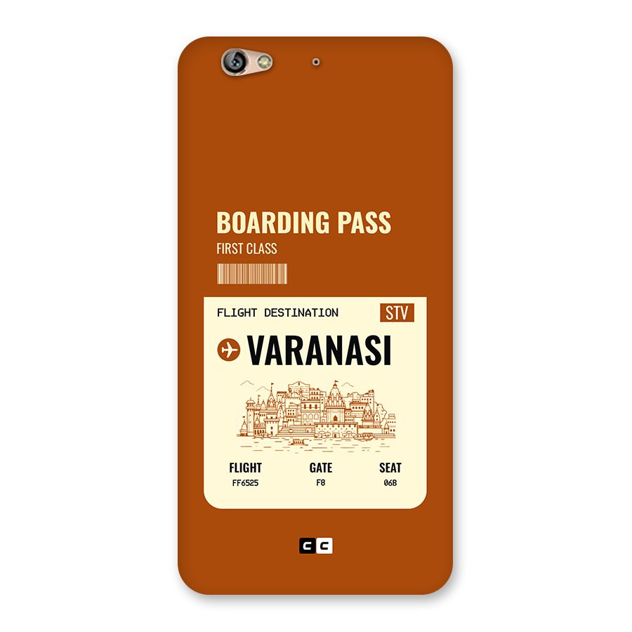 Varanasi Boarding Pass Back Case for Gionee S6