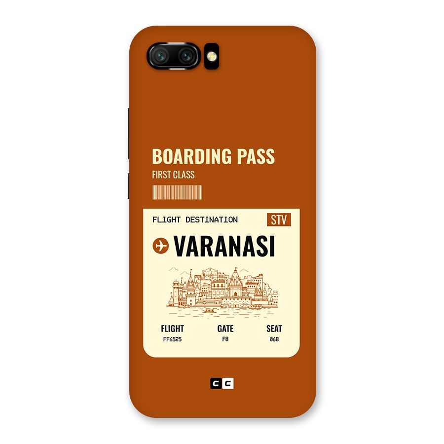 Varanasi Boarding Pass Back Case for Honor 10