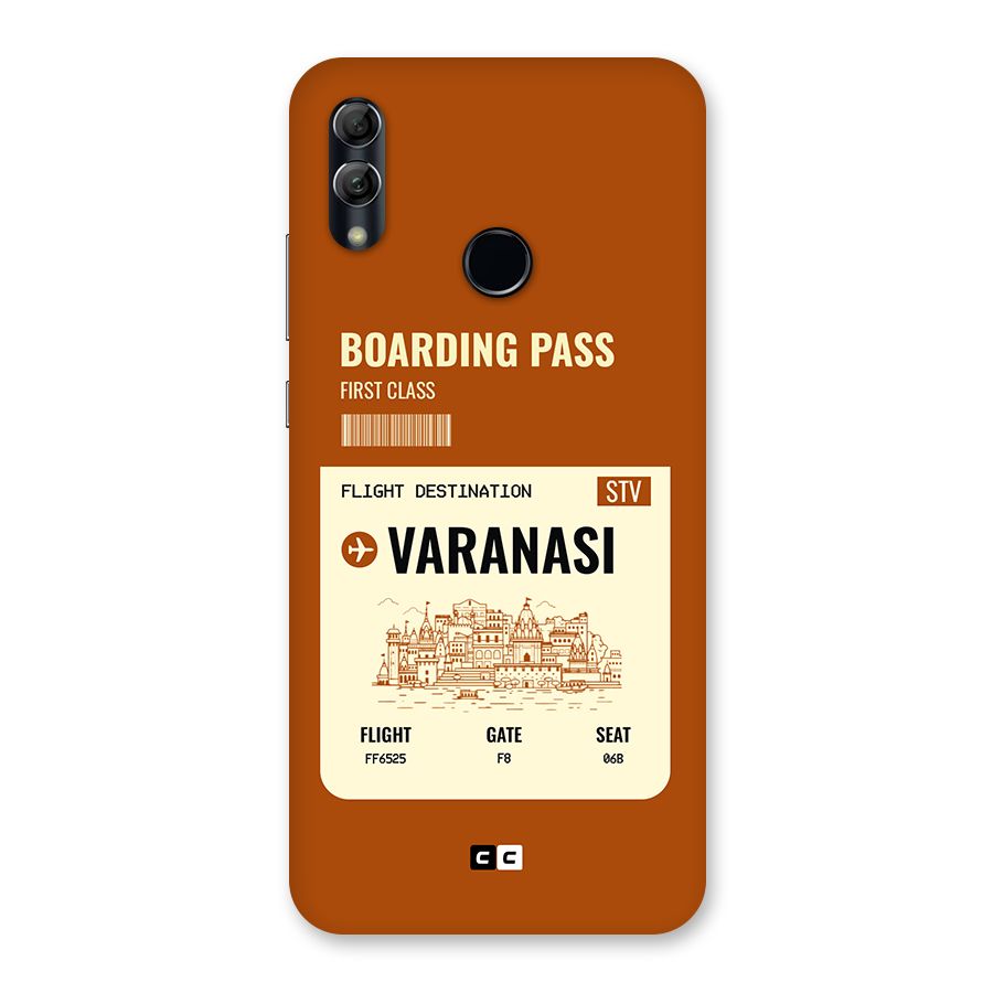 Varanasi Boarding Pass Back Case for Honor 10 Lite