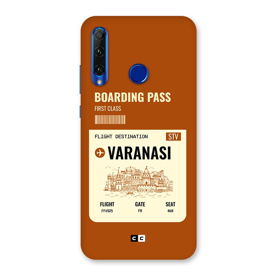 Varanasi Boarding Pass Back Case for Honor 20i
