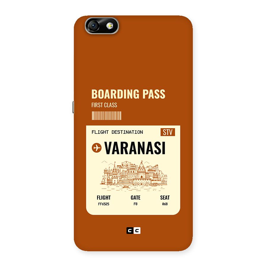 Varanasi Boarding Pass Back Case for Honor 4X