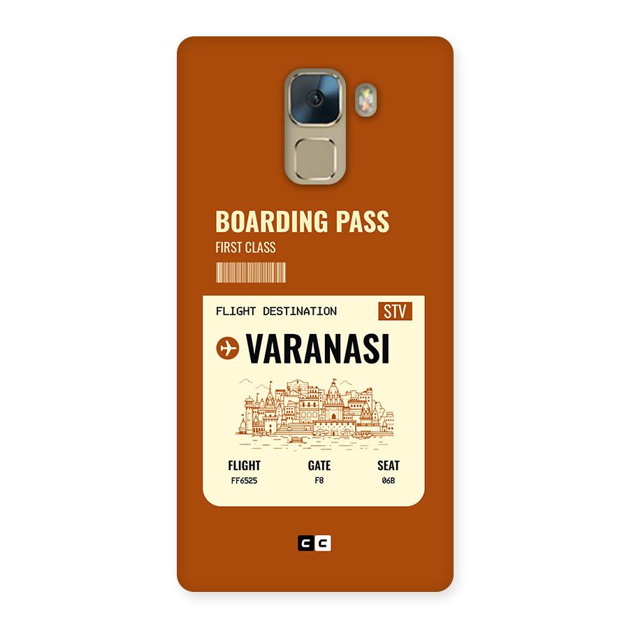 Varanasi Boarding Pass Back Case for Honor 7