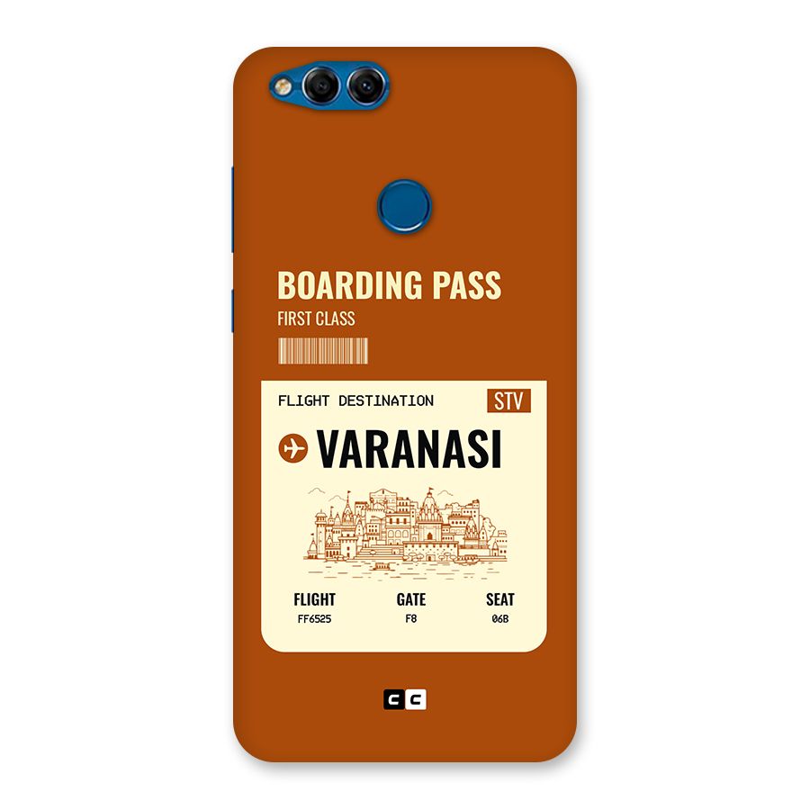 Varanasi Boarding Pass Back Case for Honor 7X