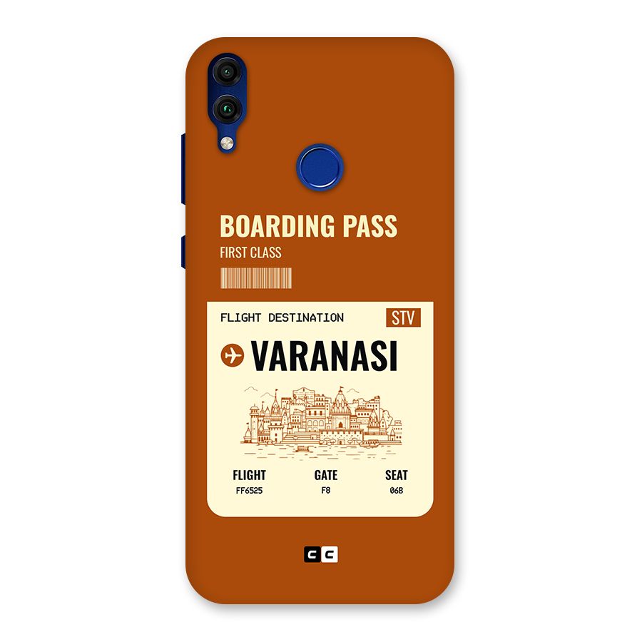 Varanasi Boarding Pass Back Case for Honor 8C