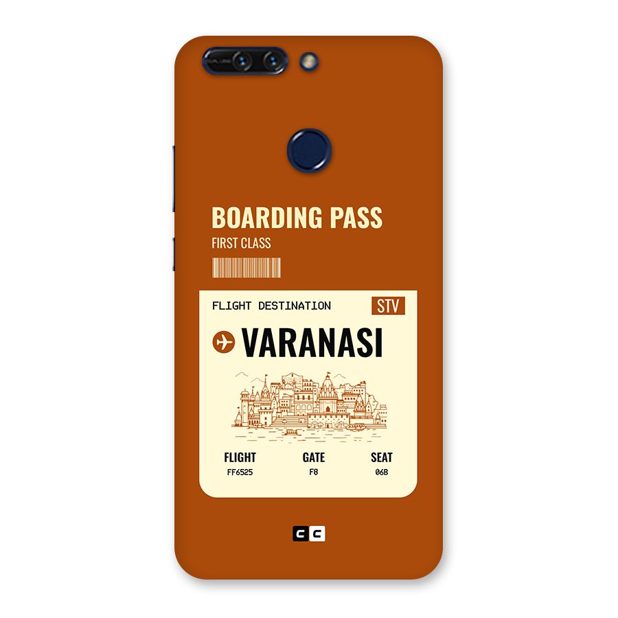 Varanasi Boarding Pass Back Case for Honor 8 Pro