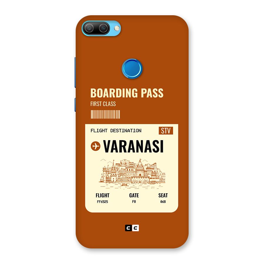 Varanasi Boarding Pass Back Case for Honor 9N