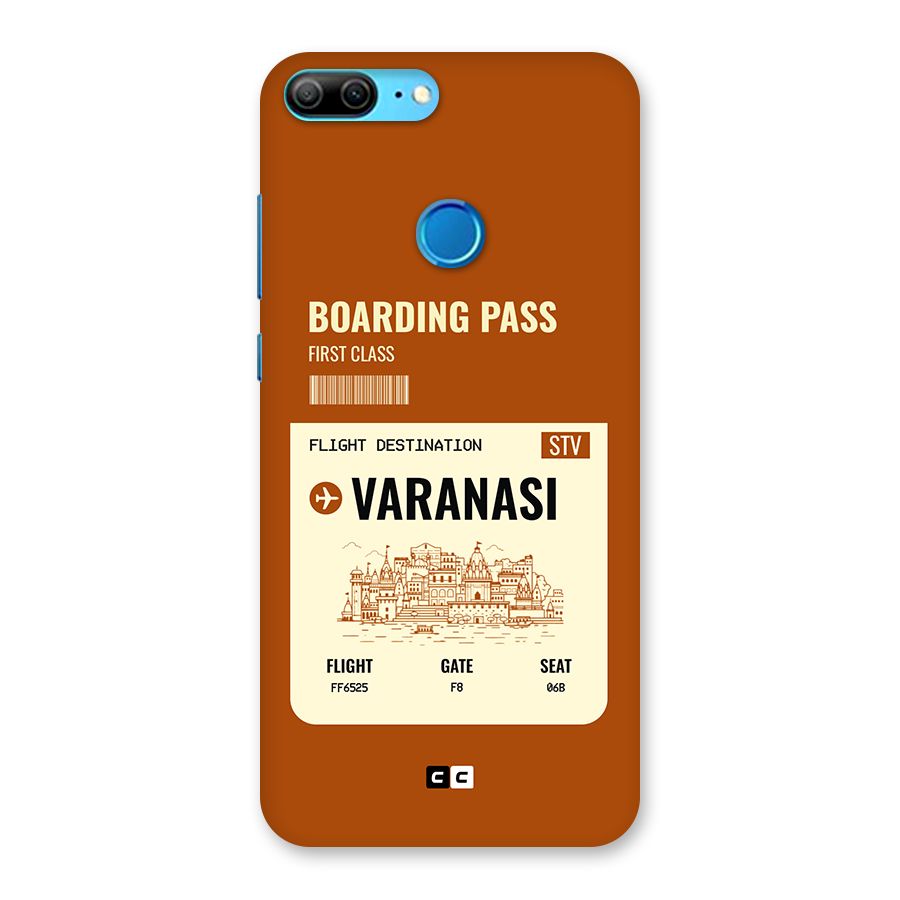 Varanasi Boarding Pass Back Case for Honor 9 Lite