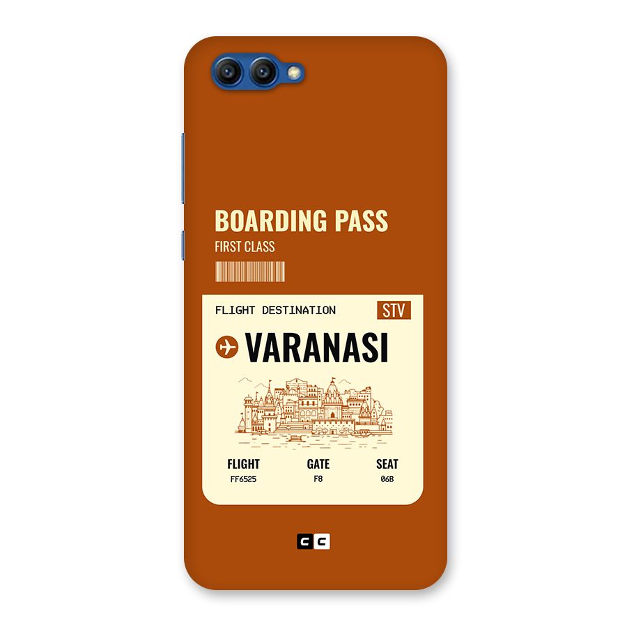 Varanasi Boarding Pass Back Case for Honor View 10
