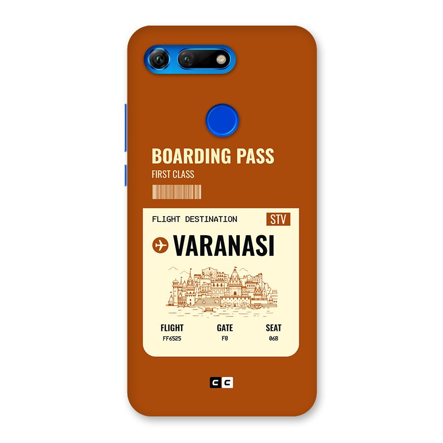 Varanasi Boarding Pass Back Case for Honor View 20