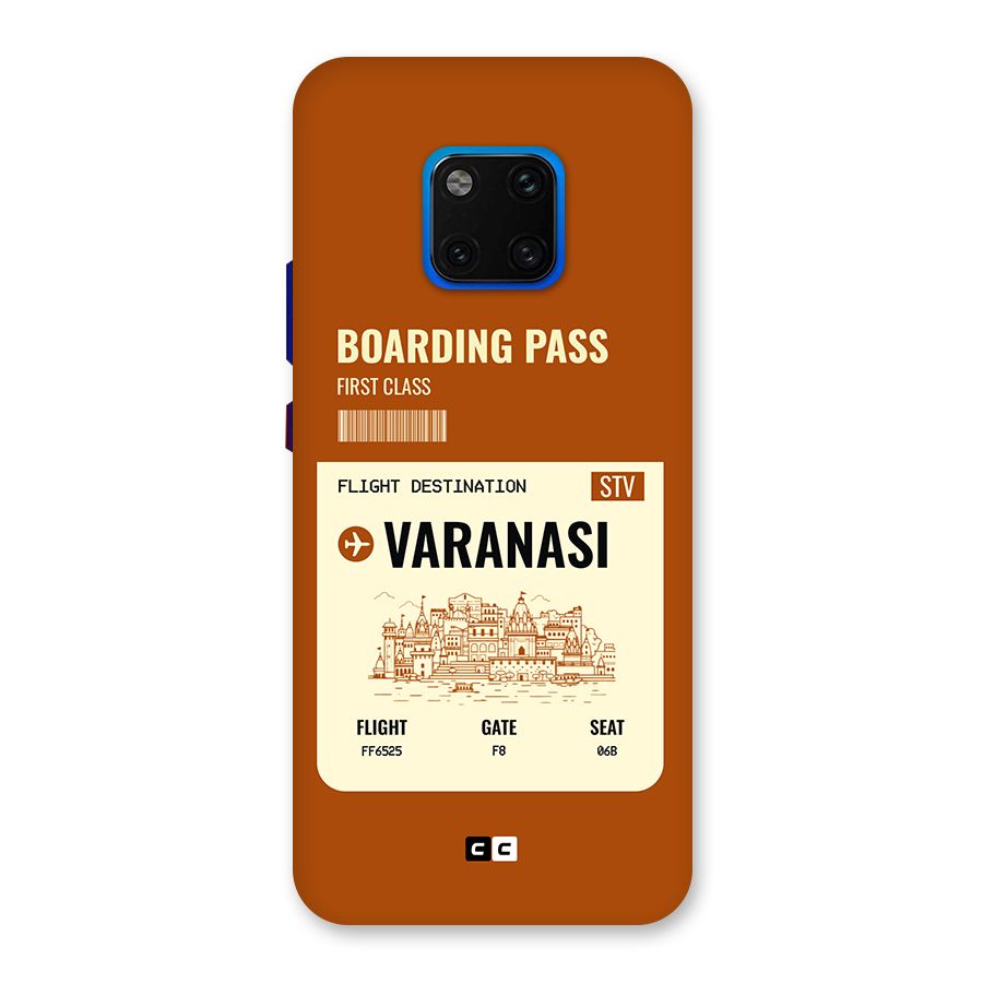 Varanasi Boarding Pass Back Case for Huawei Mate 20 Pro