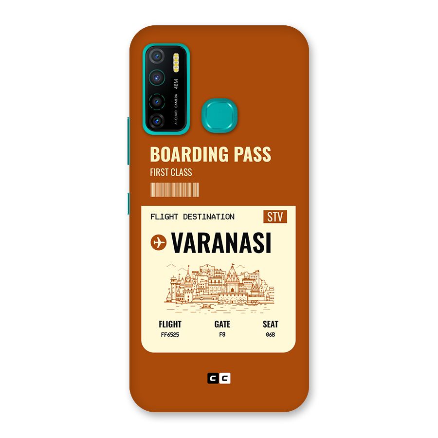 Varanasi Boarding Pass Back Case for Infinix Hot 9 Pro