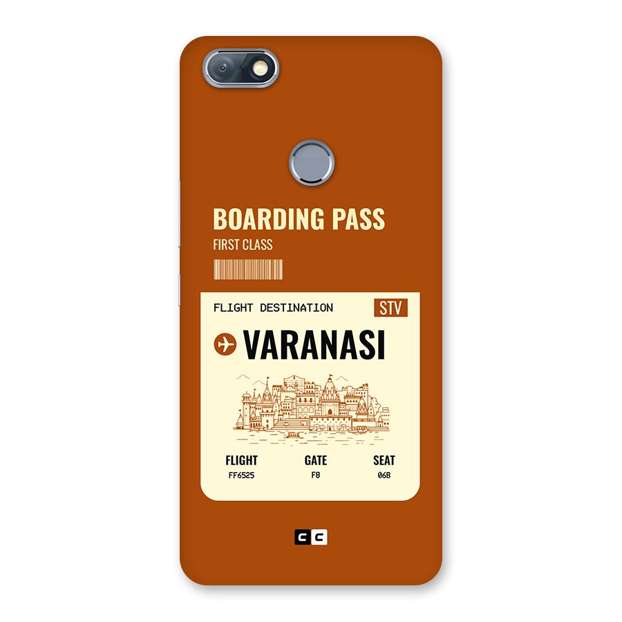 Varanasi Boarding Pass Back Case for Infinix Note 5