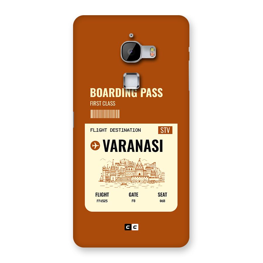 Varanasi Boarding Pass Back Case for LeTV Le Max
