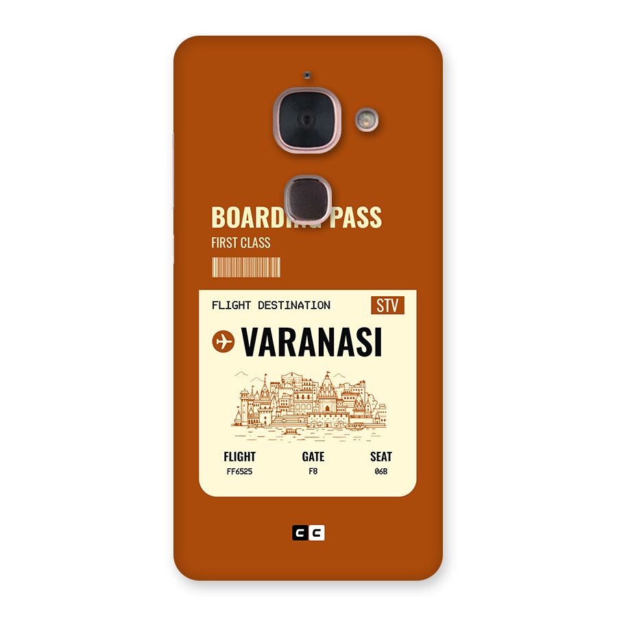 Varanasi Boarding Pass Back Case for Le Max 2