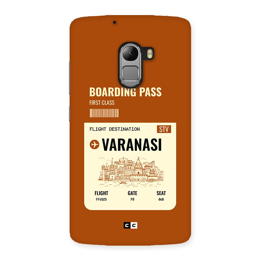 Varanasi Boarding Pass Back Case for Lenovo K4 Note
