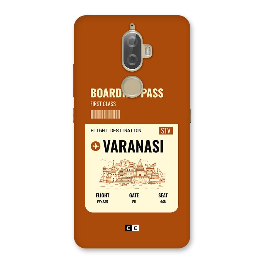 Varanasi Boarding Pass Back Case for Lenovo K8 Plus
