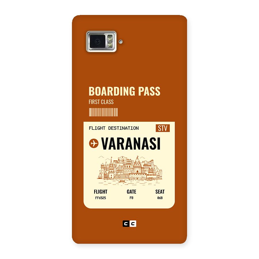 Varanasi Boarding Pass Back Case for Lenovo Vibe Z2 Pro K920
